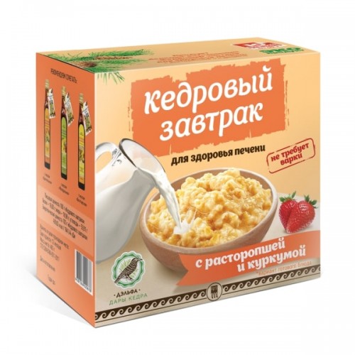 Купить Завтрак кедровый для здоровья печени с расторопшей и куркумой  г. Киров  